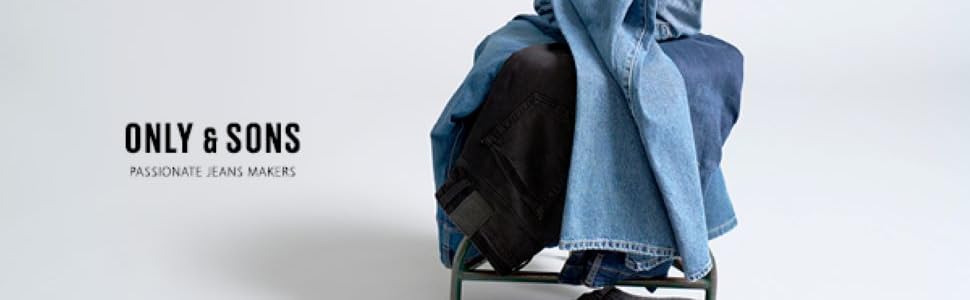 Джинси чоловічі Only Sons Slim Onsloom Dark Blue 32W/32L, синій денім