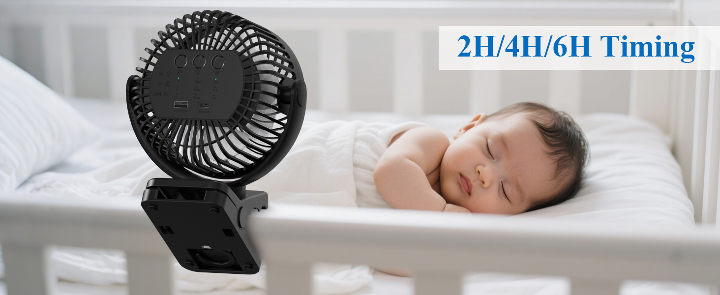 USB вентилятор настільний Minthouz тихий з акумулятором 12000mAh, портативний, з пульт, світло, таймер, 360° обертання, 3 режими, 45 годин роботи – для кемпінгу, офісу, дитячої коляски