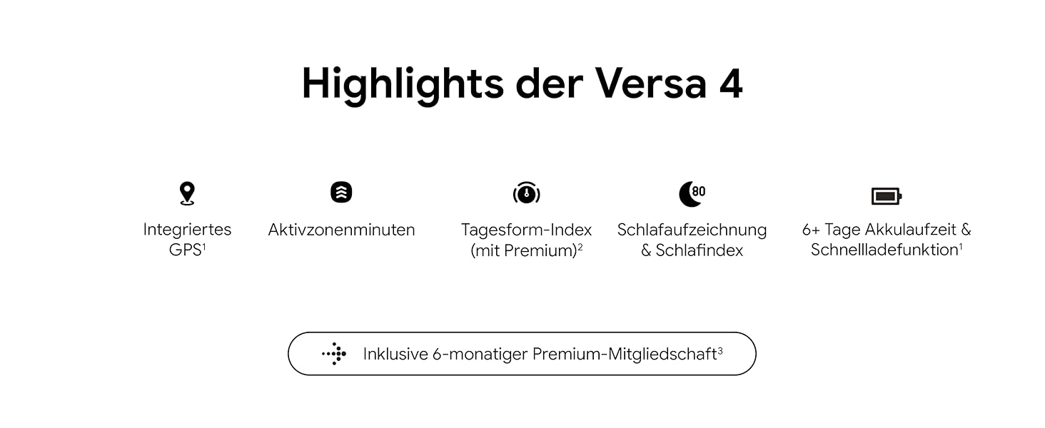 Смарт-годинник Fitbit Versa 4 – фітнес-трекер з GPS, телефоном, 6 днів роботи батареї, 40+ режимів тренувань, сумісний з Android/iOS, Sandrosa/Aluminium (Кораловий рожевий)