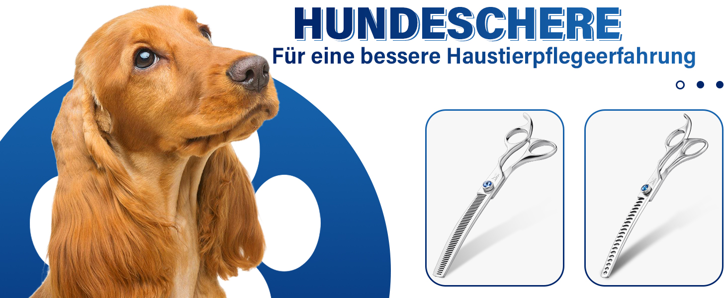 Професійна витончена ножиці для грумінгу собак JASON 7' - ножиці для розрідження шерсті, 21 зуб, з японської сталі 440C
