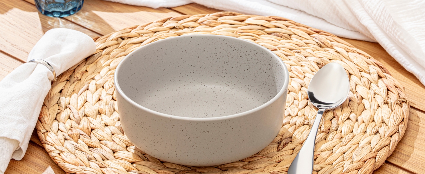 Набір посуду SÄNGER Leeds (12 предметів): тарілки для 4 осіб, супові миски, сервіз кольоровий, стійкий до подряпин | VALUE COLLECTION