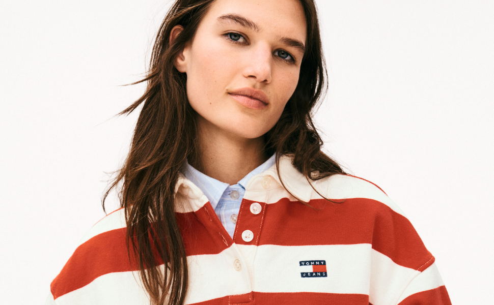 Жіночий шкіряний ремінь Tommy Jeans Oval Red (Rustic Cherry)