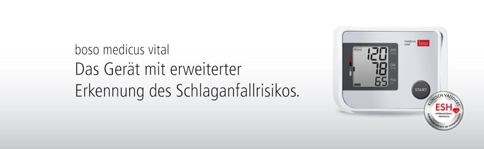 Тонометр BOSO medicus vital для вимірювання артеріального тиску на плечі, 1 шт.