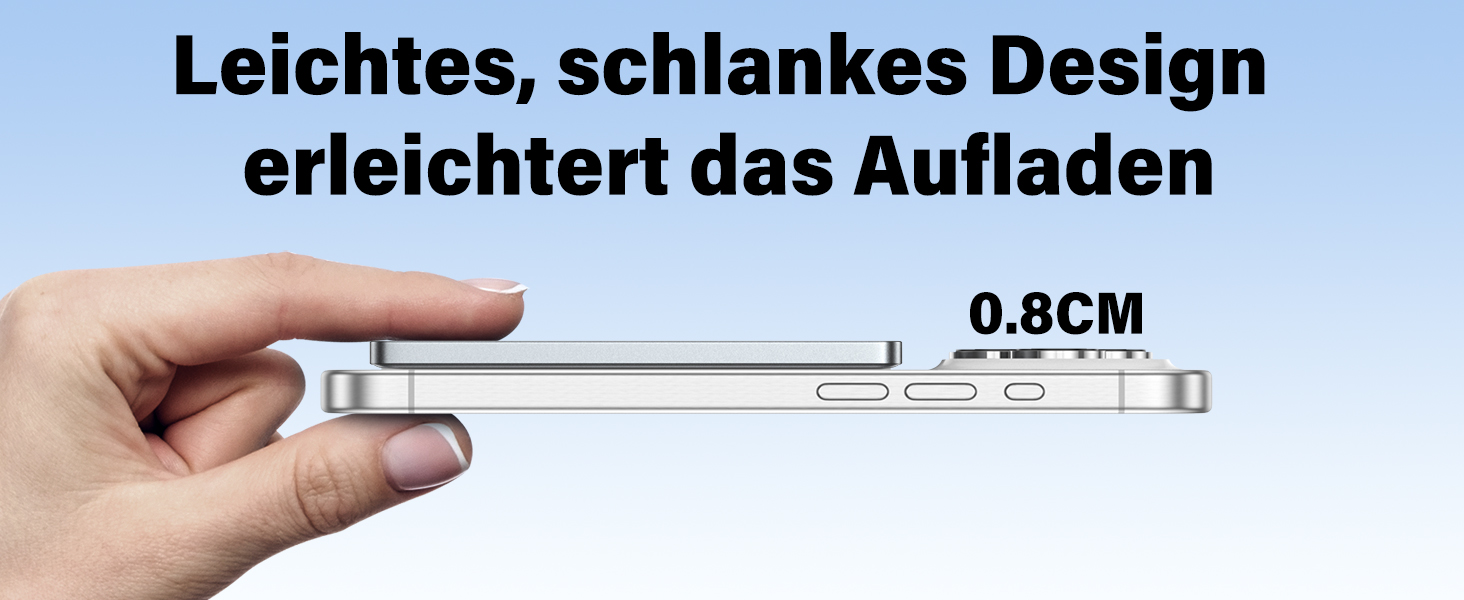 Power Bank Magsafe 5000mAh 22.5W з USB-C, бездротова зарядка, для iPhone 16/15/14/13/12, сірий