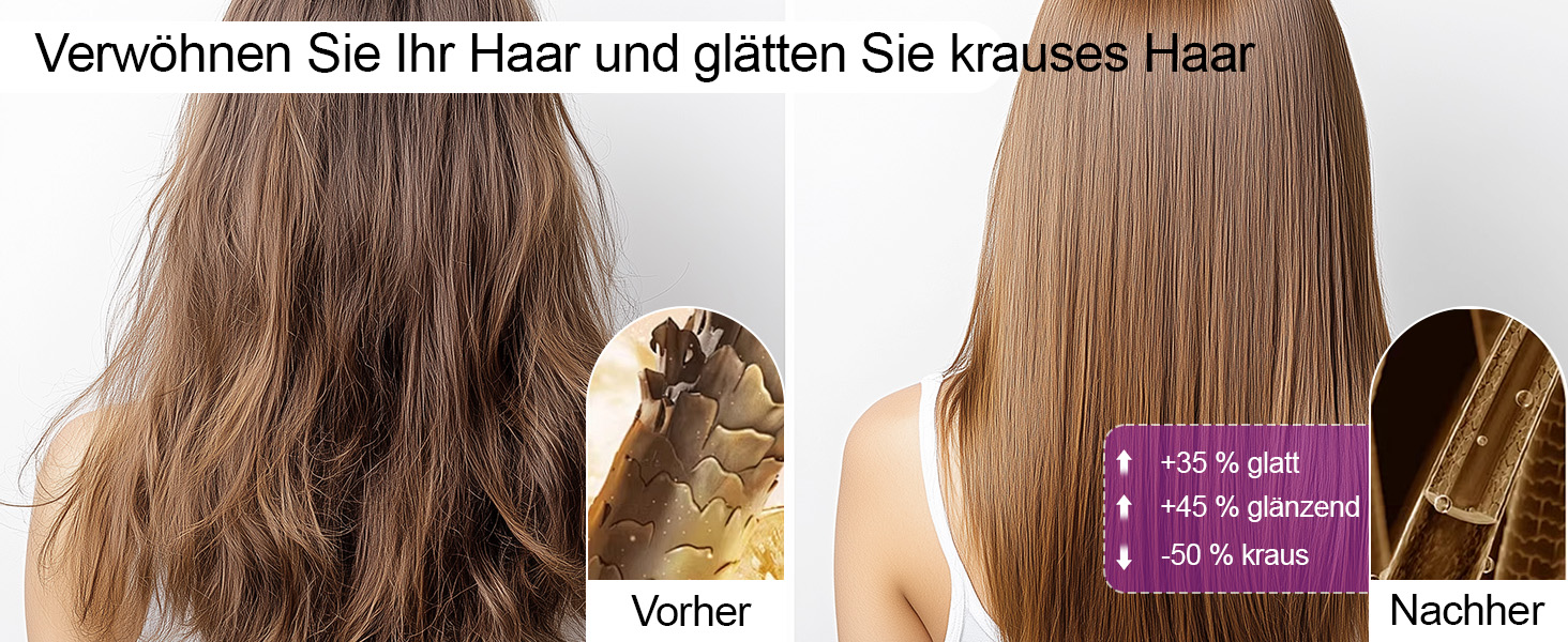 Фен іонний 2000W з 3 температурами та 2 швидкостями, гарячі/холодні кнопки, дифузор та вентиляційні отвори, портативний