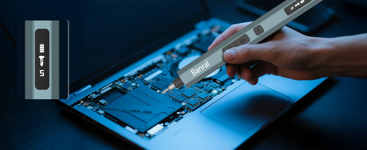 Набір мініатюрних електричних викруток 66 в 1 з магнітом, 5 режимів крутного моменту для ремонту телефонів, ноутбуків, окулярів, годинників