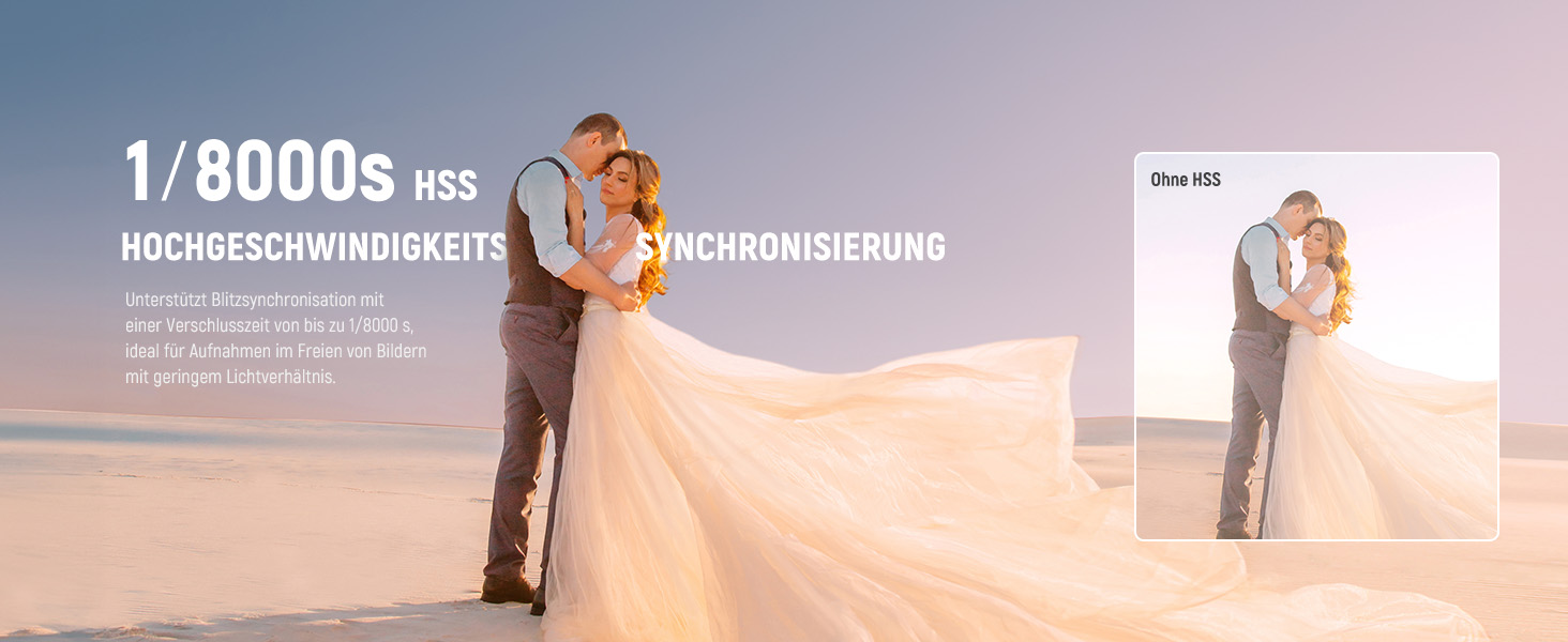 NEEWER NW700-S: Світловий спалах (Blitz) TTL для Sony DSLR, 1/8000s, 1/1-1/256, TCM, 230W, швидка перезарядка