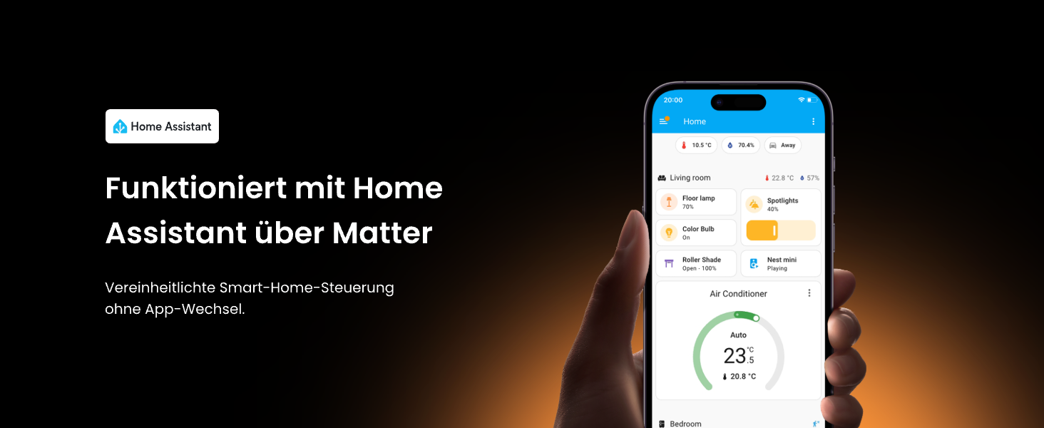 SwitchBot LED торшер для вітальні з RGBCC, керування через додаток, сумісний з Apple Home, Alexa, Google Home, чорний, з режимами сцени та музики