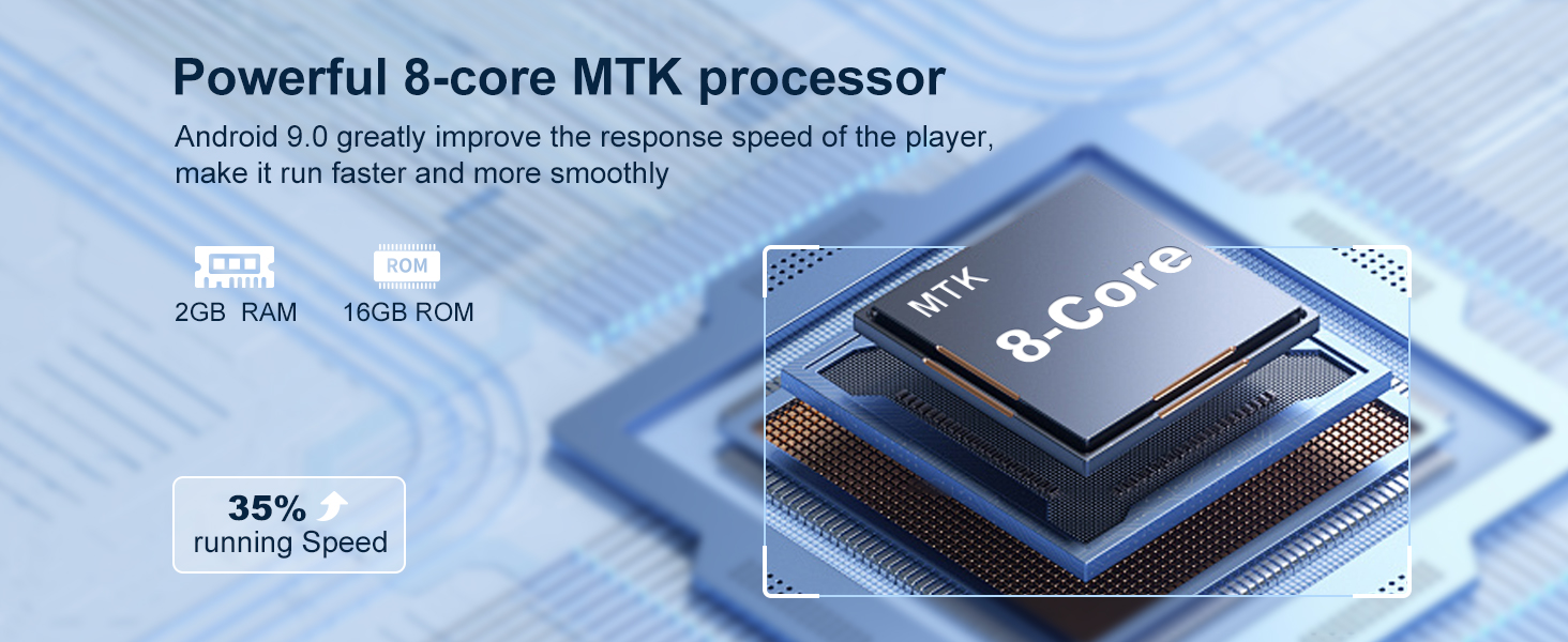 MP3 плеєр SWOFY 80GB з Bluetooth, WiFi, сенсорним екраном 4.0