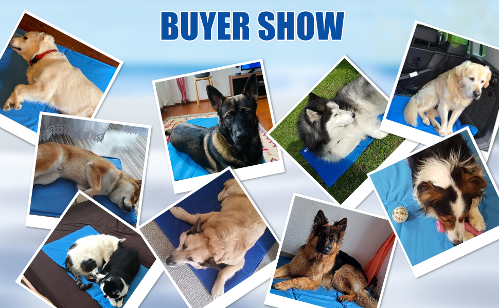 Килимок охолоджуючий для собак та котів, самоохолоджуючий, 65x50 см, чорний