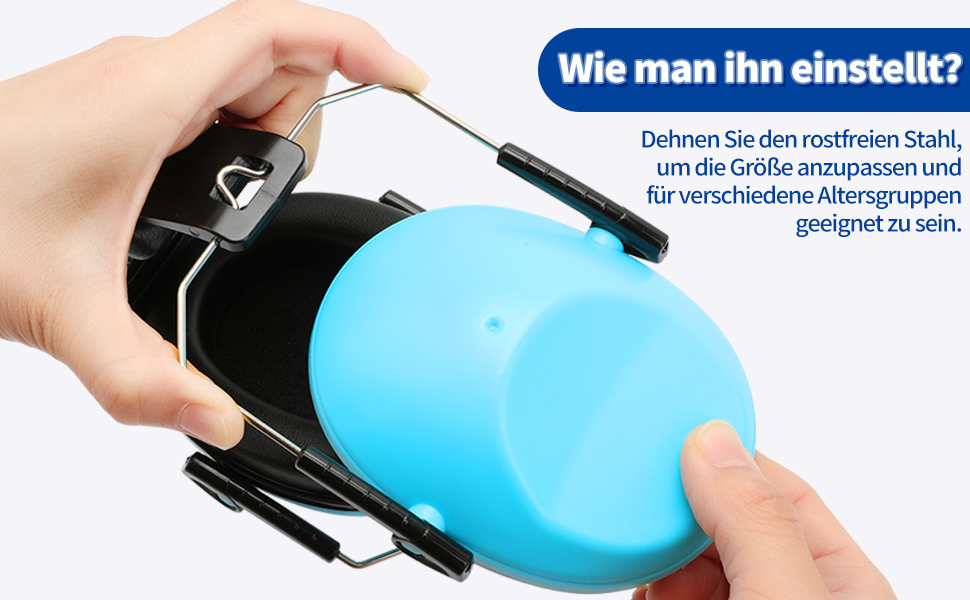 Навушники захисні для дітей Floriogra (2 шт) - капсульні, складані, блакитно-зелені, для захисту слуху від шуму (3-16 років)