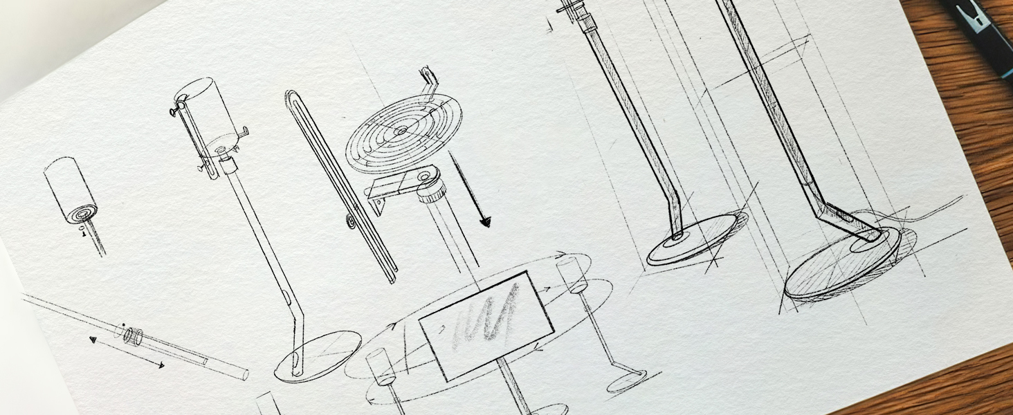 Підставка для колонок FITUEYES Design, регульована висота, металева, чорна (2 шт.)