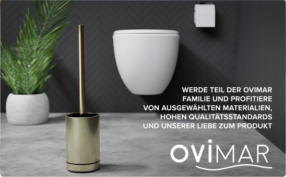 Набір для чищення унітазу з нержавіючої сталі | Силіконова щітка | З вентиляцією | Без кріплення | Замінний насадок | Знімний піддон | Унітазна щітка без монтажу (Золотий)