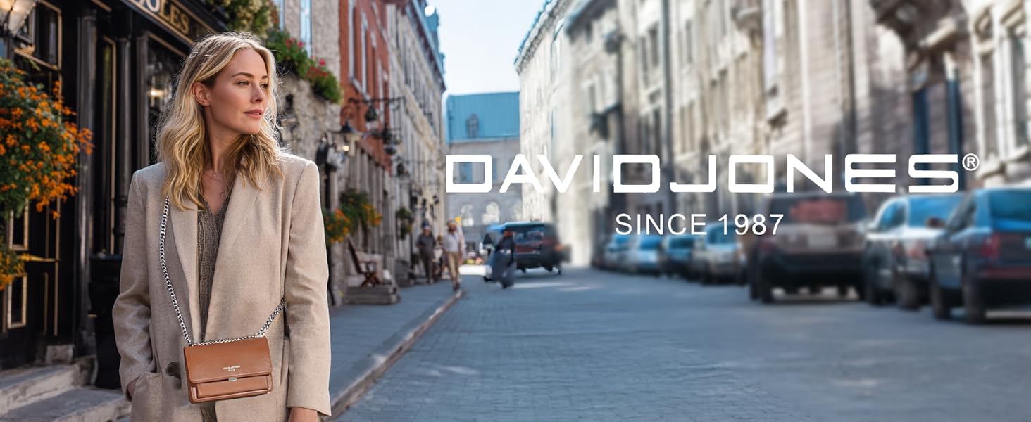 Сумка жіноча David Jones через плече, чорна: мініатюрна кросбоді, клатч зі штучної шкіри, елегантна вечірня та повсякденна