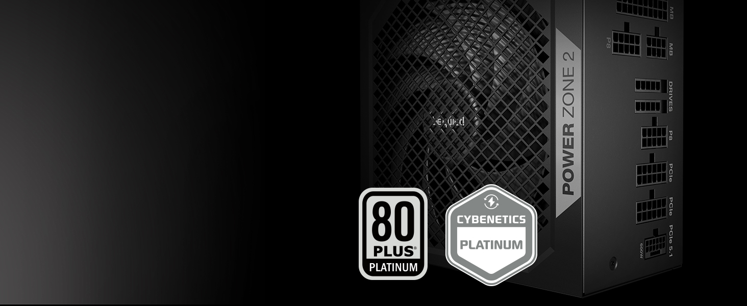 Блок живлення для ПК be quiet! Power Zone 2 1000W, сертифікація 80 Plus та Cybenetics Platinum