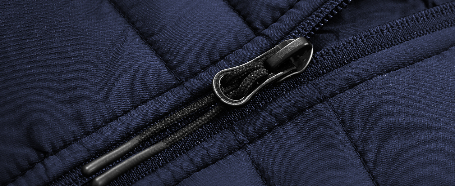 Обогреваемая жилетка UNBON для мужчин и женщин с Powerbank 10000mAh USB, 3 режима нагрева, 6 зон обогрева, жилетка-куртка с аккумулятором (M, Синий)