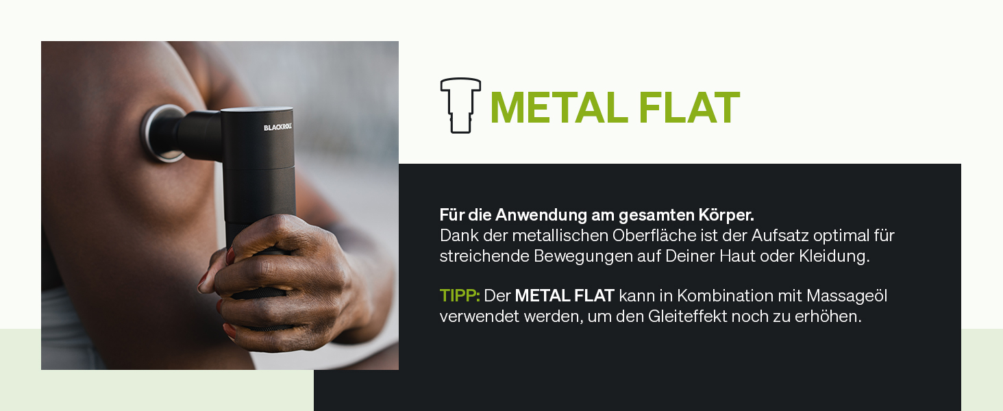 BLACKROLL® Масажер для м'язів та фасцій Fascia Gun - Міні масажер з USB-C, 4 насадки, 4 рівні інтенсивності, для зняття болю та розслаблення