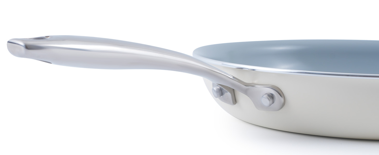 Набір сковорідок з керамічним покриттям 20, 24, 28 см - антипригарні, для індукційних плит, без PTFE, PFOA, PFOAS