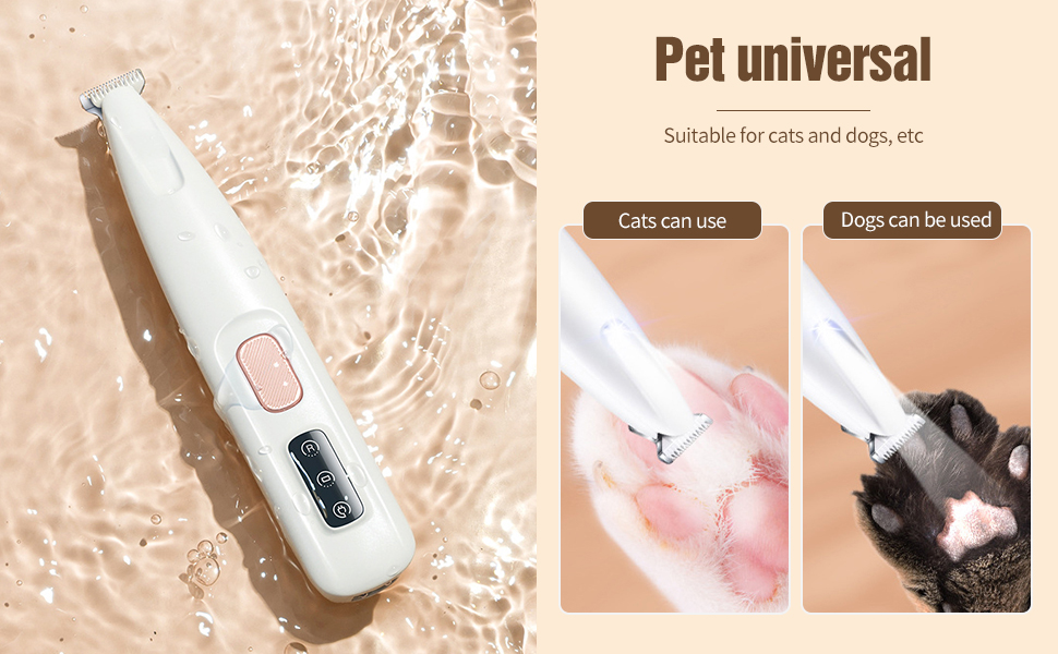 Триммер для догляду за лапами собак Paw Trim Pro - тихий, водонепроникний, для лап, очей, вух, обличчя та тіла