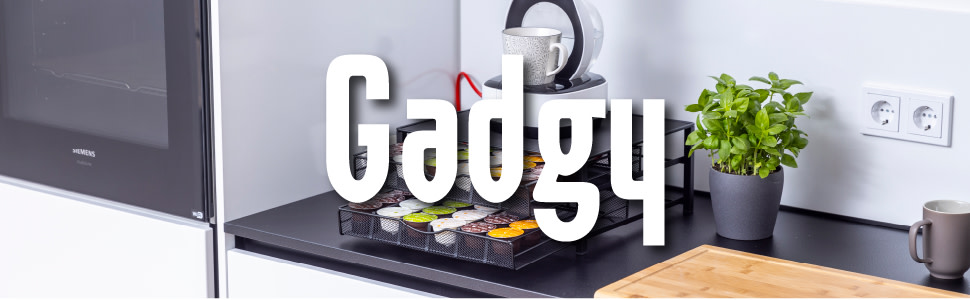 Тримач для капсул Dolce Gusto Gadgy з 2 ящиками – на 72 капсули – міцний металевий тримач з антиковзкими ніжками