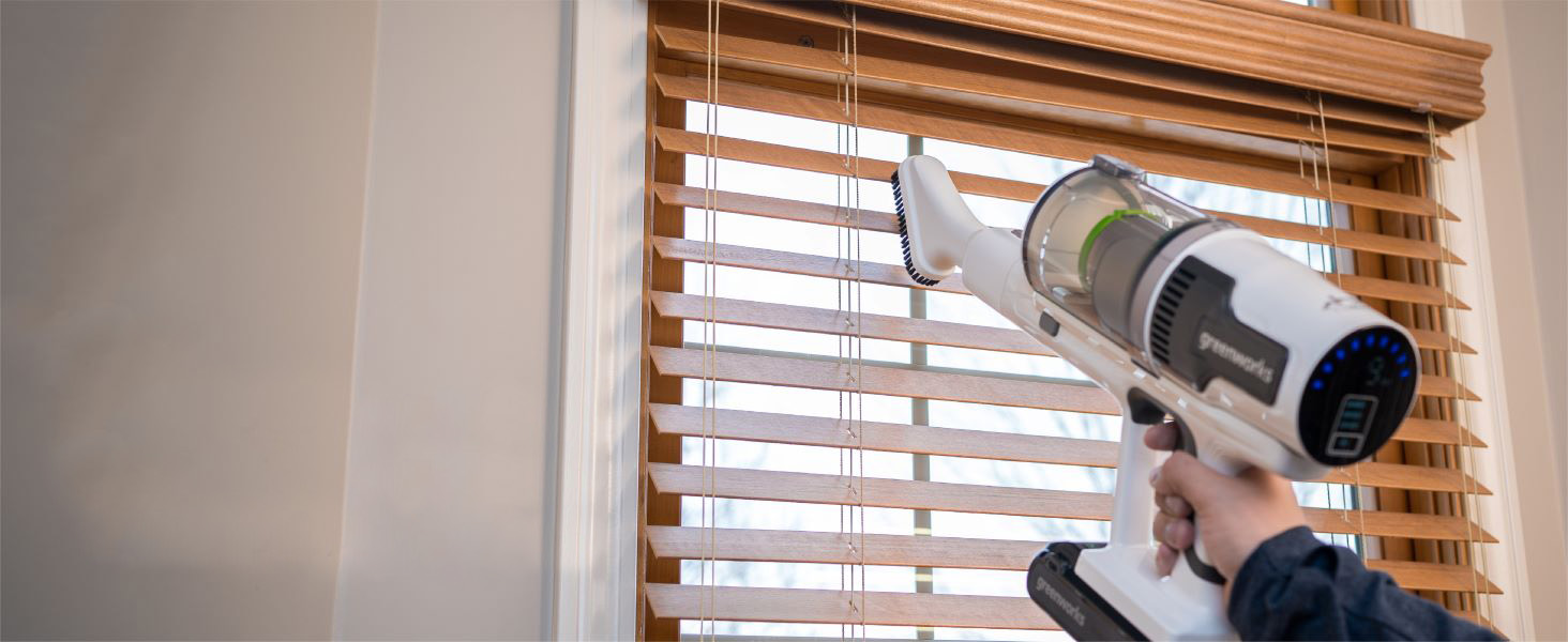 Акумуляторний пилосос Greenworks GD24SV 5-в-1 без акумулятора та зарядного пристрою, 500W, Hepa-фільтр, насадка для шерсті тварин, 3 режими потужності, 45 хвилин роботи