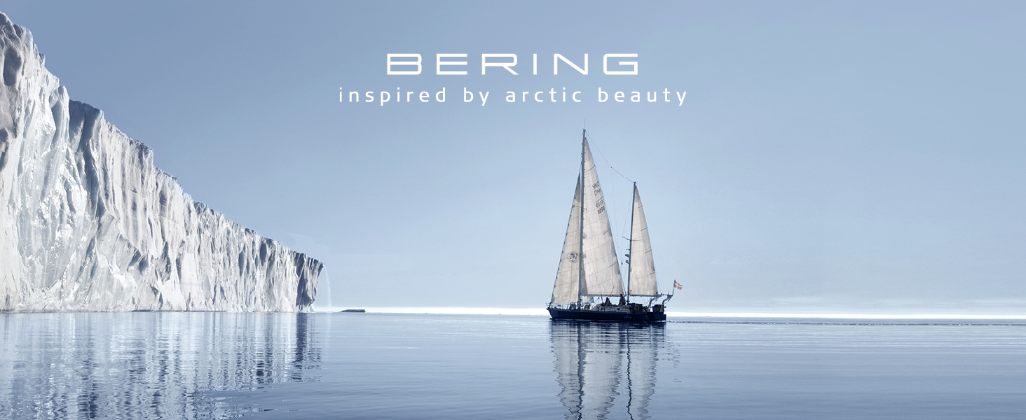 Годинник Bering жіночий кварцовий на браслеті Milanais з нержавіючої сталі, сапфірове скло, 5 ATM, 26 мм, 10126-000