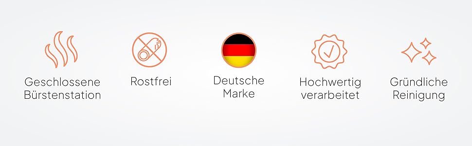 Торбінг Дизайн Туалетний Щітка з Нержавіючої Сталі - Якісна Щітка з Закритим Тримачем - Силіконова Щітка з Ефектом Лотоса - Сучасний Дизайн - Елегантні Кольори - Подовжений Рукоятка (Чорний Матовий Вугільний)