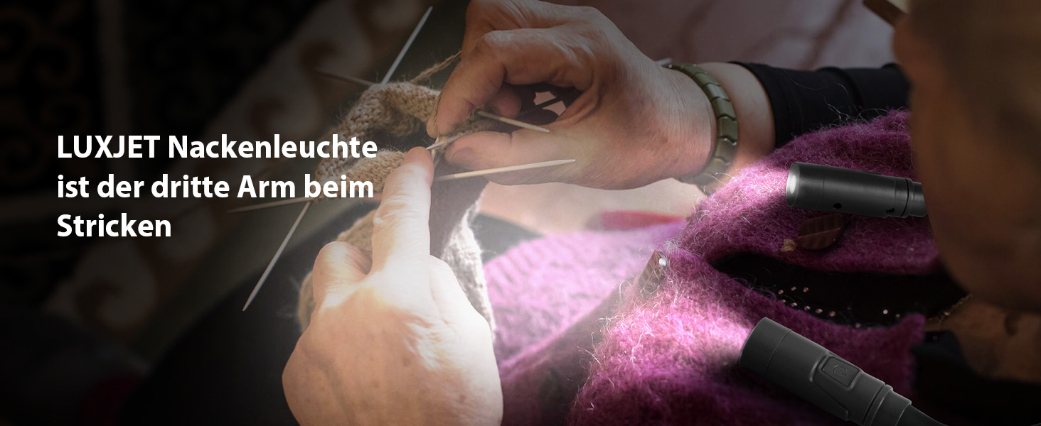 Настільна лампа LUXJET на шиї, LED, акумуляторна, 3 кольори, регулювання яскравості, для читання, рукоділля, ремонту, чорна, 3 режими (3000K-6000K)