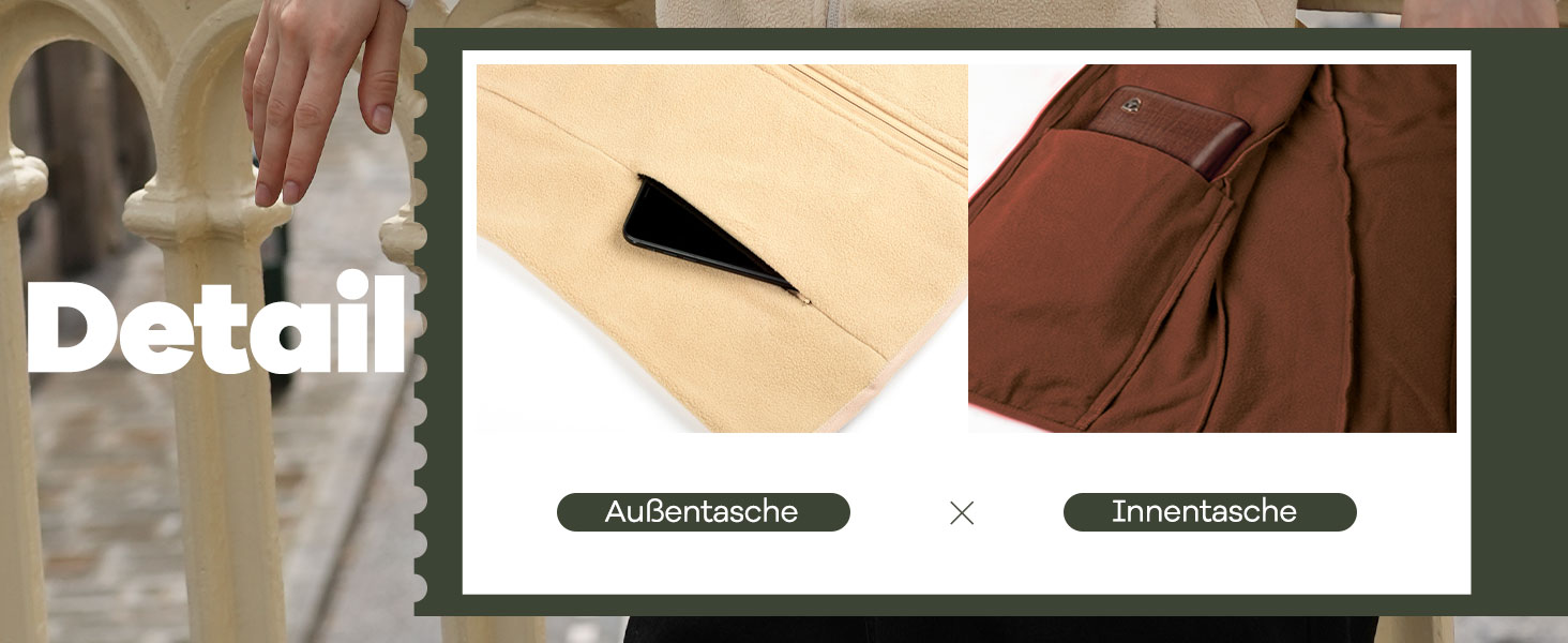 Жіноча флісова жилетка Fuinloth, легка, без рукавів, зі стійким коміром та кишенями на блискавці, XL, армійний зелений