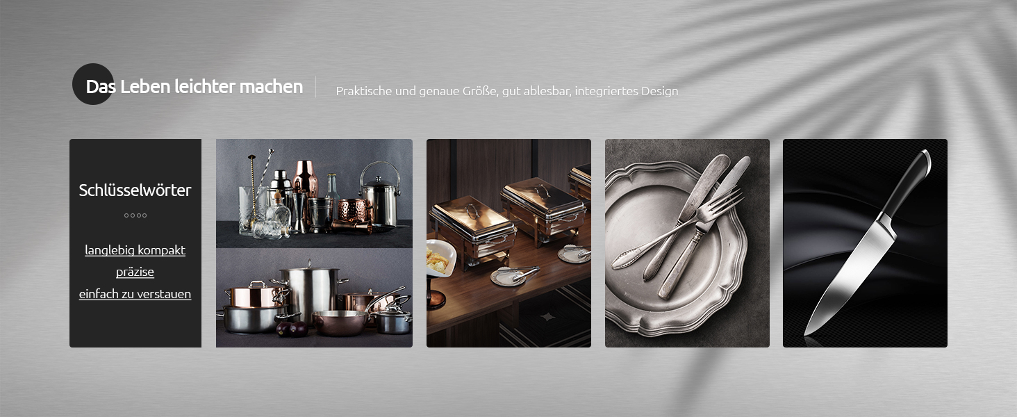 Набір мірних ложок U-Taste з нержавіючої сталі 9 шт. для випічки, сухих інгредієнтів та рідини, придатні для миття в посудомийній машині