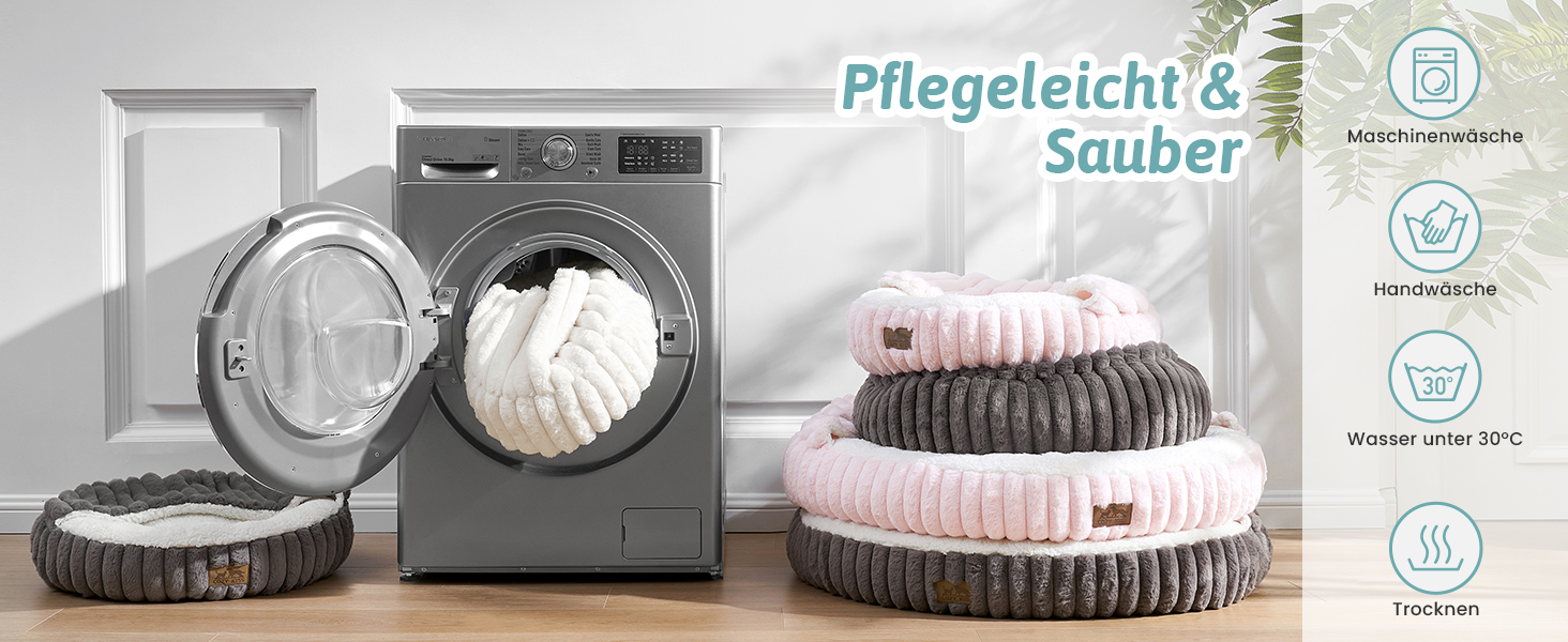 Килимок для котів з ковдрою, круглий, плюшевий, антистресовий, для котів та маленьких собак. М'який доунат-ліжко з миючого штучного хутра та неслизьким дном (58x58x15 см, сірий)