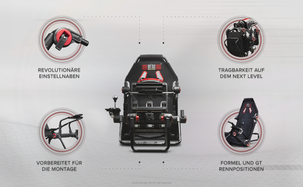 Next Level Racing F-GT Lite Складаний Симулятор Кокпіт - F-GT Lite