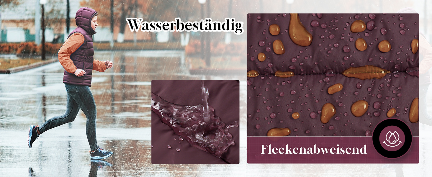 Стьобана жилетка Outdoor Ventures для жінок з капюшоном: тепла спортивна жилетка для походів, кемпінгу та їзди на велосипеді (Рожева, L)