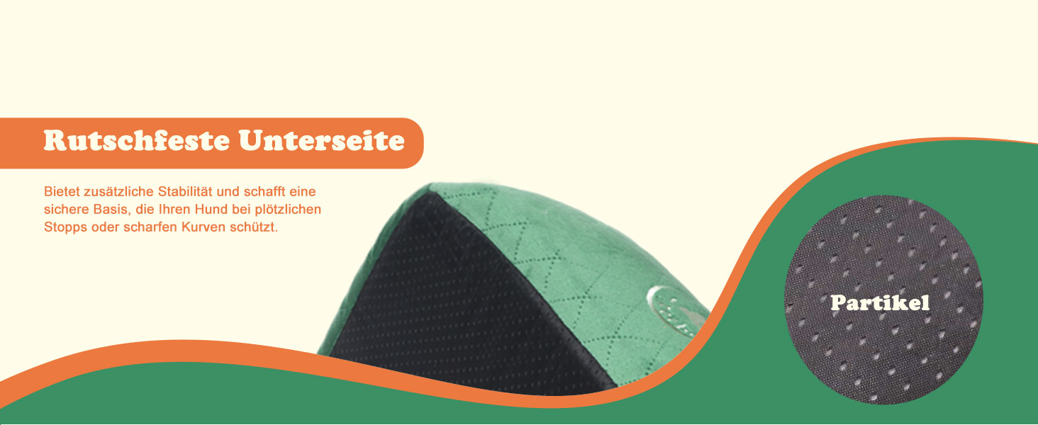 Автокрісло для собак iPetba - Зелене, для маленьких порід, з захистом від зіткнень, антиковзаюче, знімне та миється