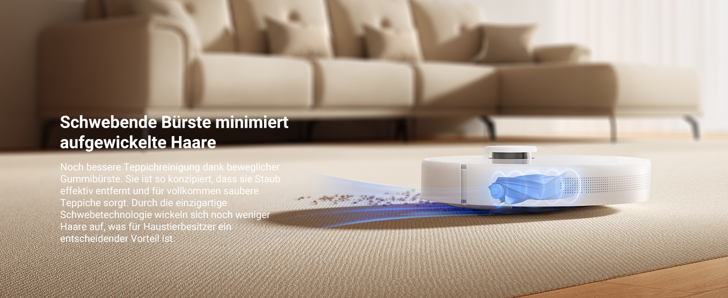 Робот-пилосос Dreame D10 Plus Gen 2 з функцією миття, автоматичним випорожненням, LiDAR-навігацією та потужністю всмоктування 6000 Pa