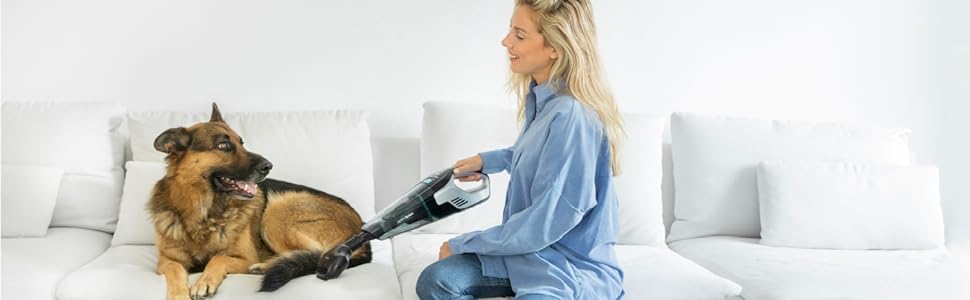 Пилосос ручний Cecotec Conga Popstar Micro-Animal, 18.5V, безмішковий, вологий/сухий, 500 мл, для шерсті тварин, чорний