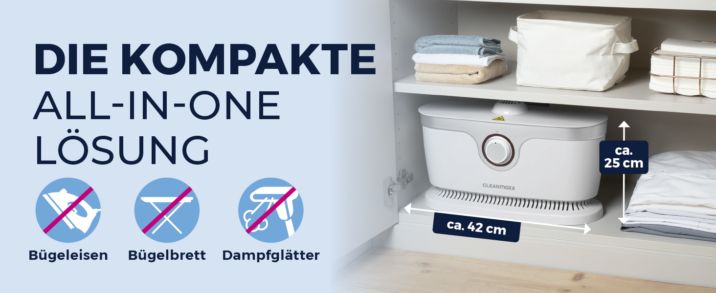 CLEANmaxx Автоматичний випрямляч сорочок | Замінює праску, відпарювач, steamer | Пристрій для випрямлення сорочок, блузок та штанів | Інноваційний та ефективний (з насадкою для штанів, рожевий)