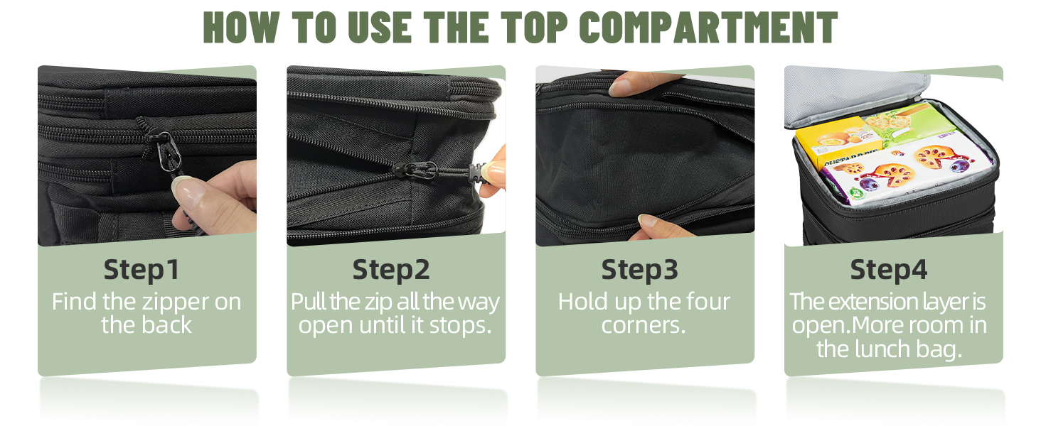 Тактична ланч-торба HSHRISH: велика ізольована сумка-холодильник для чоловіків та дорослих, водонепроникна, з 15L об'ємом, чорно-камуфляжний колір