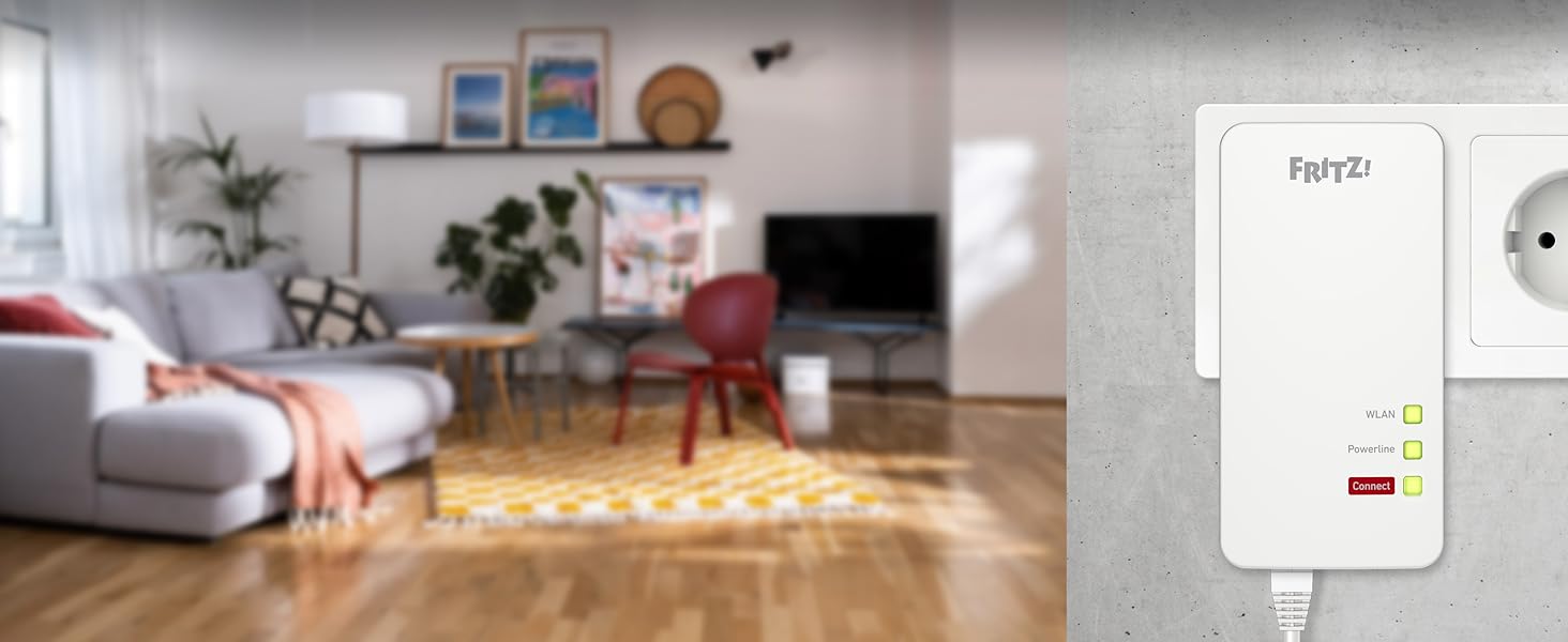 Набір FFRITZ!Mesh 4200 (2 шт.) - Mesh-система Wi-Fi 6 (Triband), до 4200 Мбіт/с, охоплення до 5 кімнат, для міжнародного використання