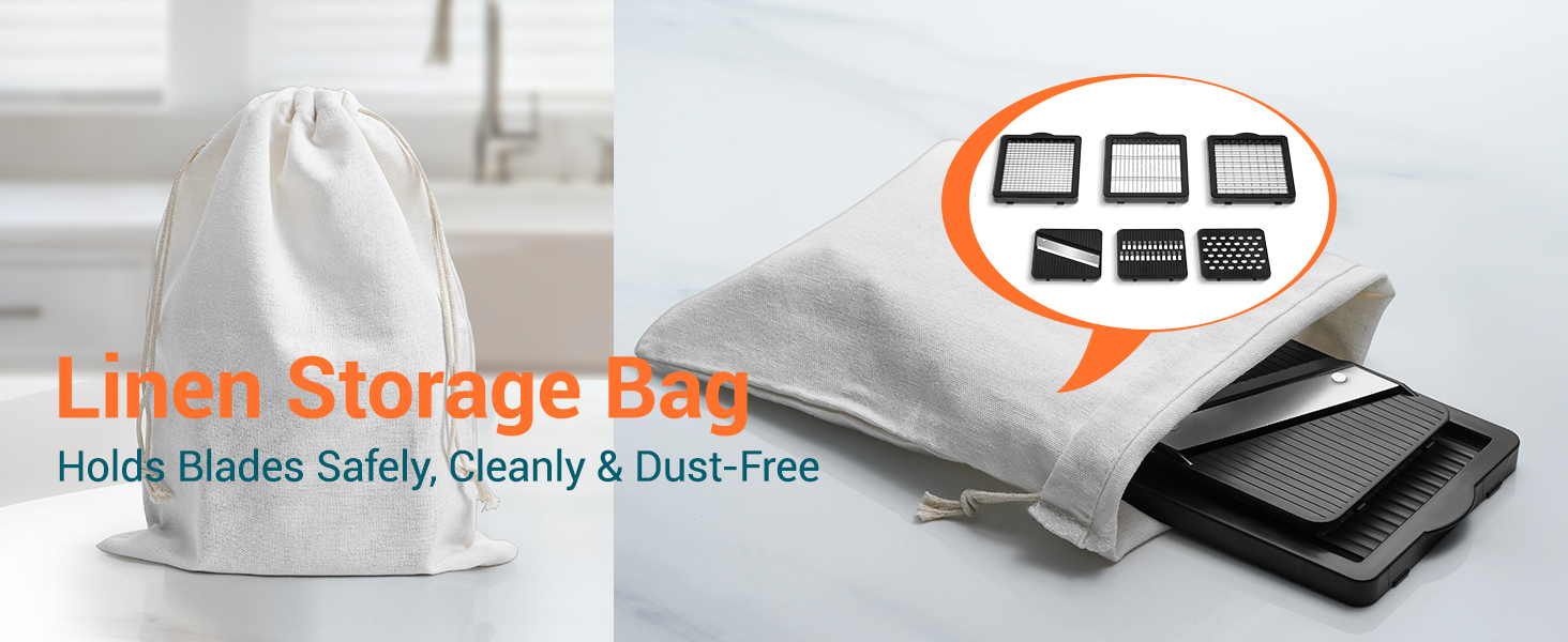 Нарізчик овочів Sopito з 6 лезами, 2 л контейнер, захист рук та рукавички, овочева спіраль, овочевий чіпер