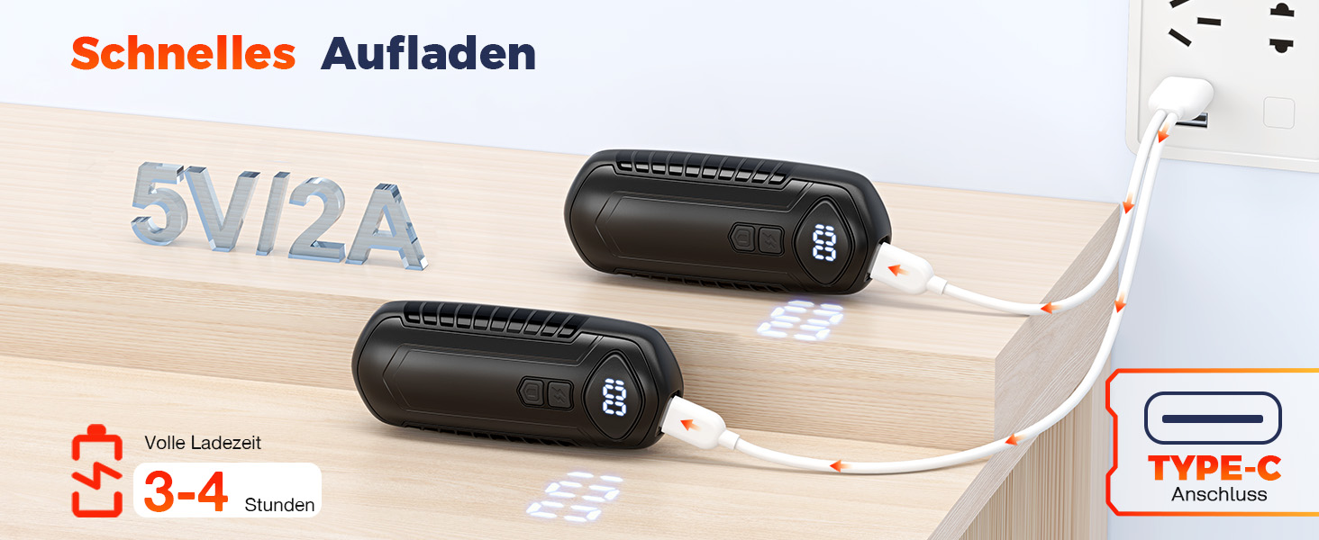 Грілки для рук акумуляторні, 2 шт, електричні, портативні, 6000mAh, кишенькові, ультралегкі та тонкі, 5 рівнів нагріву до 55°C, ідеальні для кемпінгу, чорні