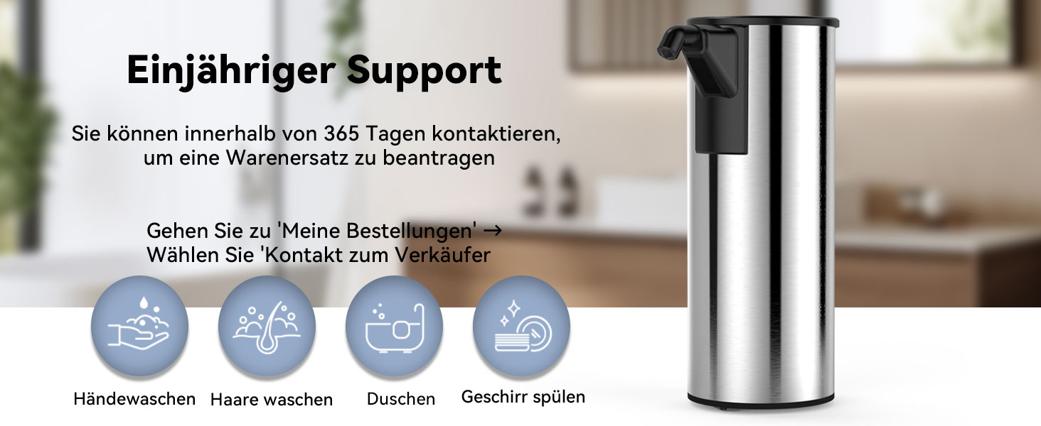 Автоматичний безконтактний диспенсер для мила з 4 рівнями налаштування, 400 мл, електричний, на батарейках, для встановлення на стільницю, з інфрачервоним сенсором (Бронза) (Батарейки)