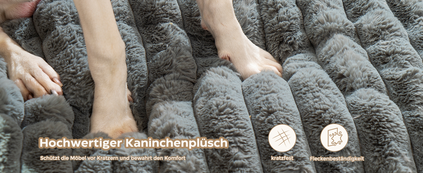 М'яке ліжко для собак Avont, килимок-подушка для собак та котів знімний та пральний чохол, антиковзаюче дно (Темно-сірий, L)