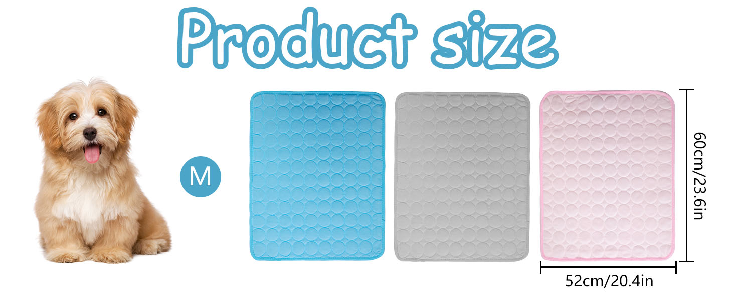 Килимок охолоджуючий для собак YXHZVON, 150 x 100 см, 2XL, блакитний. Охолоджуючий килимок для собак, миється, для дому, машини, в дорогу.