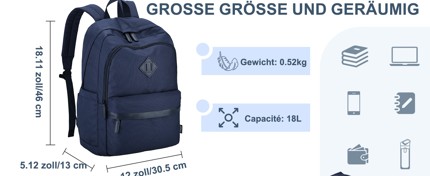 Рюкзак RAVUO для чоловіків та жінок, 15.6 дюймів, водонепроникний, для підлітків, для школи, подорожей, роботи, чорний, бордовий