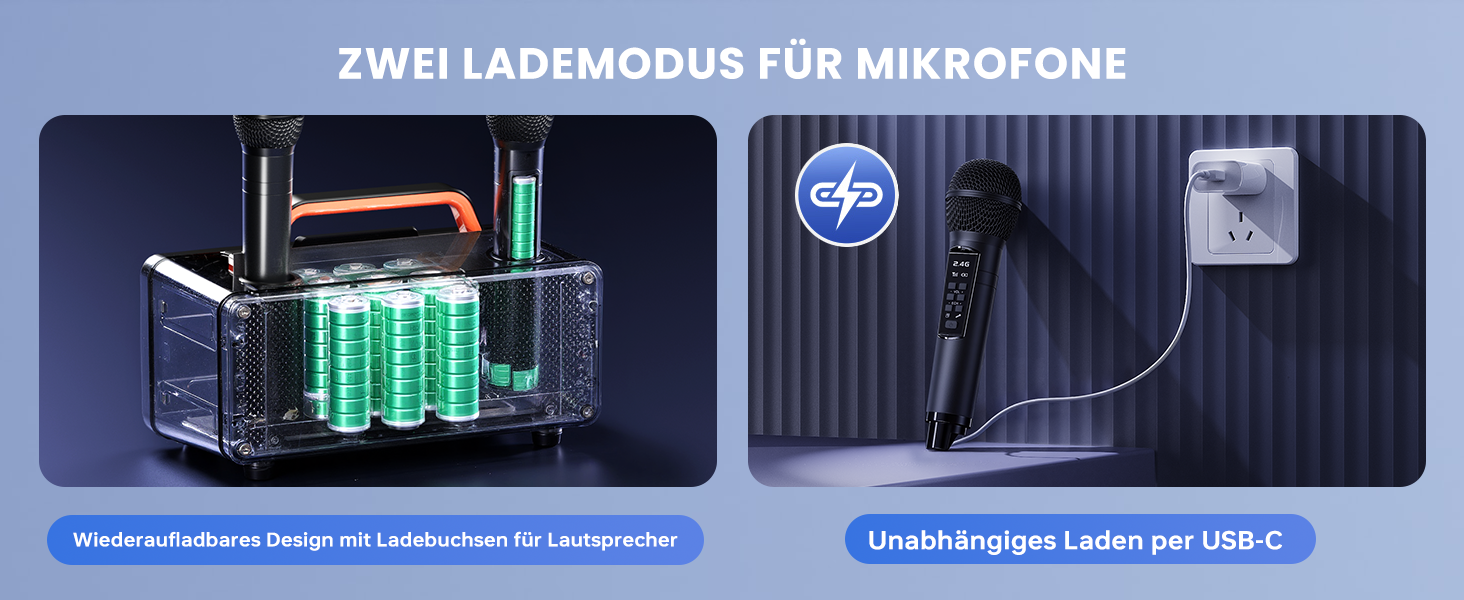 Караоке-машина для дорослих та дітей, портативна Bluetooth-система 80W – 2 бездротові мікрофони, регулювання ехо, USB/AUX-роз'єми, ідеальний подарунок для вечірок на природі