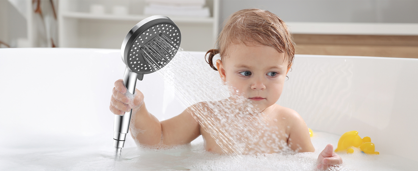 Насадка для душу VOXON з 10 режимами, високий тиск, економія води, для чищення ванни та плитки