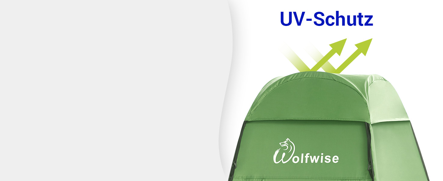 Portable Camping Shower Tent with UV Protection - Toilet Tent, Privacy Tent, Outdoor Toilet Shelter (Green, XL)