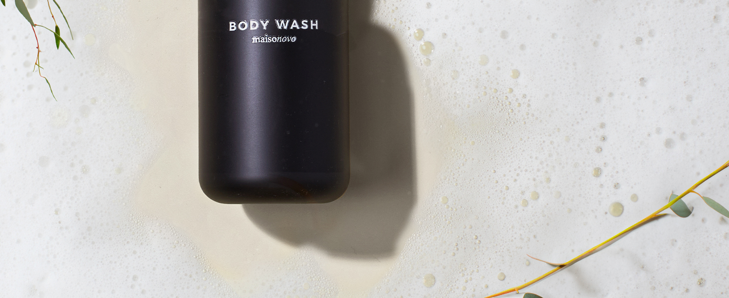 Шампунь MaisoNovo у пляшках для наповнення – дозатори для рідкого мила та гелю для душу, настінний монтаж – набір з 3 пляшок об'ємом 500 мл, янтарного кольору, з чорним дозатором (набір з 2 чорних дозаторів)