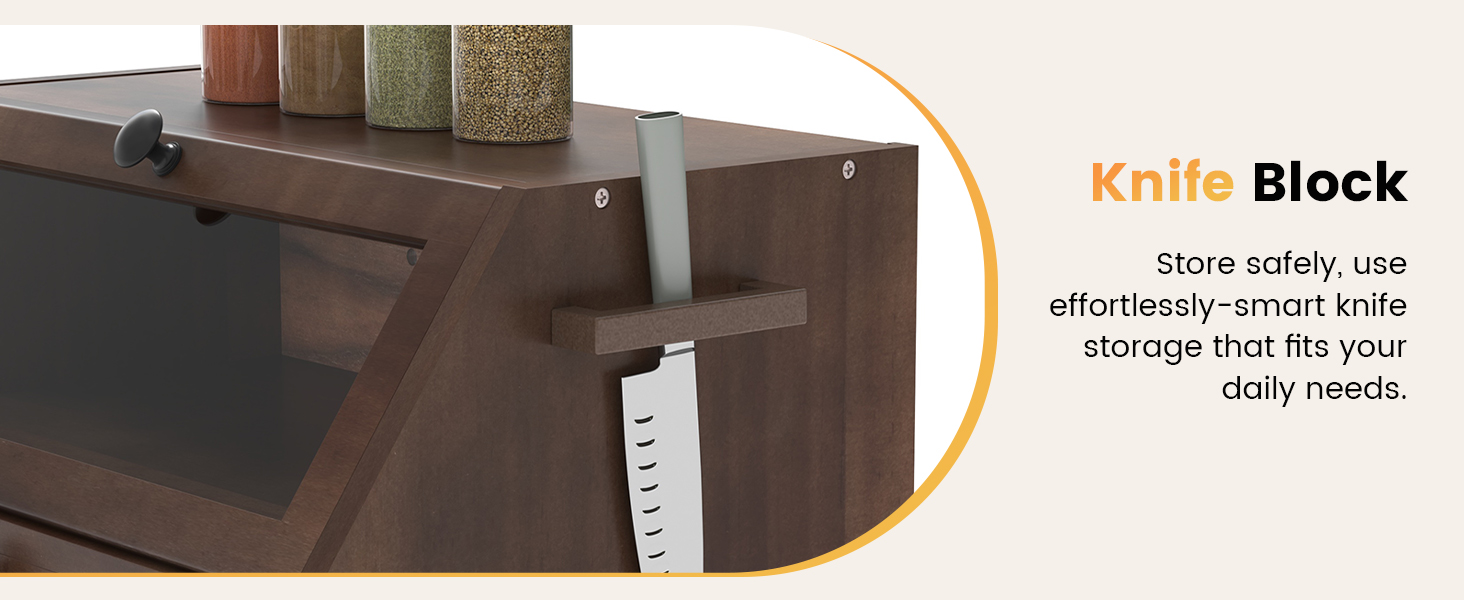 YOUDENOVA Бак для хліба з бамбука Eco, з дощечкою для нарізання, 39x26x32,5 см, коричневий